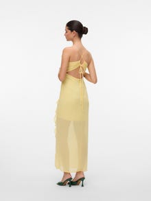 Vero Moda VMAMINA Długa sukienka -Pale Banana - 10328186