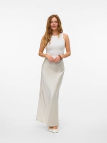 Vero Moda VMLOLA Vita alta Gonna lunga -Pumice Stone - 10328189