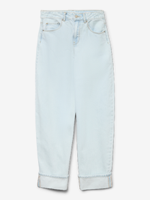 Vero Moda VMBILLIE Hohe Taille Barrel Fit Jeans -Light Blue Denim - 10328203