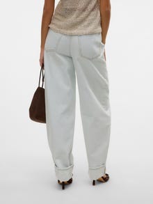 Vero Moda VMBILLIE Hohe Taille Barrel Fit Jeans -Light Blue Denim - 10328203