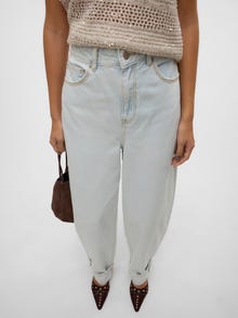 Vero Moda VMBILLIE High rise Barrel Fit Jeans -Light Blue Denim - 10328203