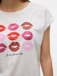 Vero Moda VMCYSMA T-Shirt -Snow White - 10328272