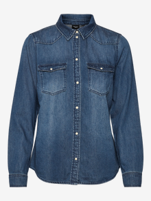 Vero Moda SNMARIA Chemises -Medium Blue Denim - 10328415