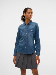 Vero Moda SNMARIA Chemises -Medium Blue Denim - 10328415