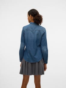 Vero Moda SNMARIA Shirt -Medium Blue Denim - 10328415