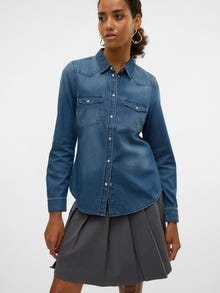 Vero Moda SNMARIA Chemises -Medium Blue Denim - 10328415