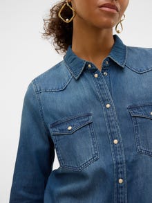 Vero Moda SNMARIA Chemises -Medium Blue Denim - 10328415