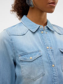 Vero Moda SNMARIA Hemd -Light Blue Denim - 10328415