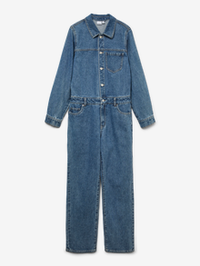 Vero Moda VMLONNIE Regular fit Denimjumpsuit -Medium Blue Denim - 10328424