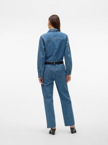 Vero Moda VMLONNIE Regular fit Denimjumpsuit -Medium Blue Denim - 10328424