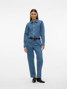 Vero Moda VMLONNIE Regular fit Denimjumpsuit -Medium Blue Denim - 10328424