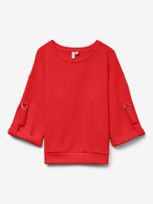 Vero Moda VMBOLDA Sweatshirt -Fiery Red - 10328433