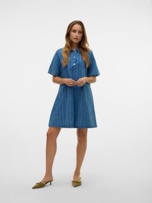 Vero Moda VMOCEAN Short dress -Medium Blue Denim - 10328463