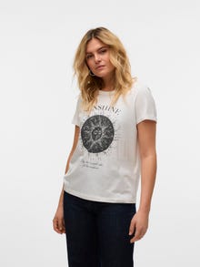 Vero Moda VMBETH T-Shirt -Snow White - 10328507