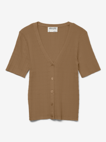 Vero Moda VMREBECCA Strikket cardigan -Ermine - 10328579