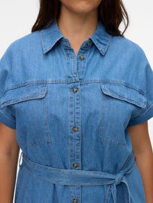 Vero Moda VMCNOTUS Short dress -Medium Blue Denim - 10328623