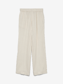 Vero Moda AWRYDER Vysoký pás Nohavice -Snow White - 10328663