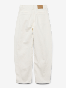 Vero Moda VMWHITNEY Mid rise Mom fit Jeans -Ecru - 10328693