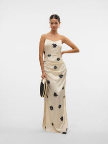Vero Moda VMROE Lång klänning -Birch - 10328711