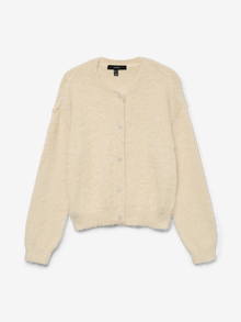 Vero Moda VMFLUFFY Knit Cardigan -Birch - 10328738