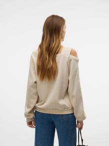 Vero Moda VMGINA Sweatshirt -Oatmeal - 10328758