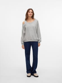 Vero Moda VMGINA Sudaderas -Light Grey Melange - 10328758