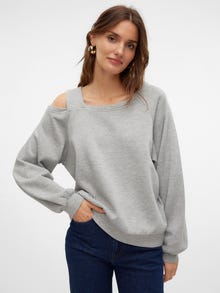 Vero Moda VMGINA Sudaderas -Light Grey Melange - 10328758