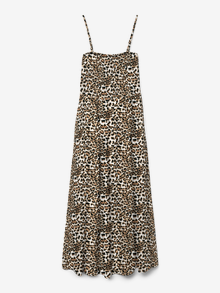 Vero Moda VMEASY Long dress -Tan - 10328766