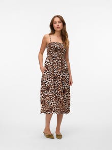 Vero Moda VMEASY Long dress -Tan - 10328766