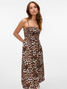 Vero Moda VMEASY Long dress -Tan - 10328766