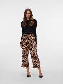 Vero Moda VMEASY High waist Trousers -Tan - 10328776