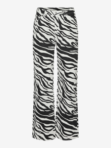 Vero Moda VMTESSA Wysoki stan Krój wide leg Jeans -Bright White - 10328814