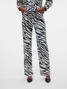 Vero Moda VMTESSA Wysoki stan Krój wide leg Jeans -Bright White - 10328814