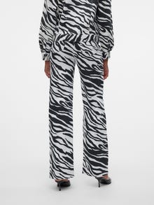 Vero Moda VMTESSA Wysoki stan Krój wide leg Jeans -Bright White - 10328814