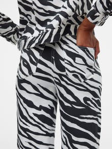 Vero Moda VMTESSA Wysoki stan Krój wide leg Jeans -Bright White - 10328814