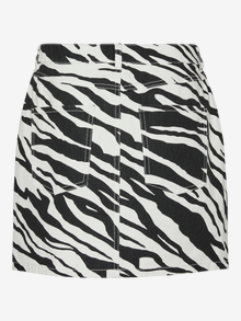 Vero Moda VMZELLA Høy midje Kort skjørt -Bright White - 10328818