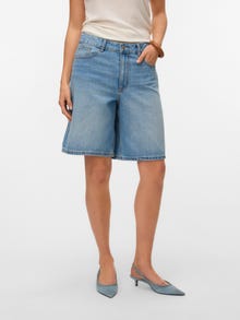 Vero Moda AWSAGE Pantaloncini a 5 tasche -Light Blue Denim - 10328836