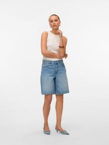 Vero Moda AWSAGE Viisitaskuiset shortsit -Light Blue Denim - 10328836
