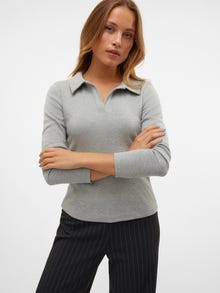 Vero Moda VMCOMO Palaidinės -Light Grey Melange - 10328843