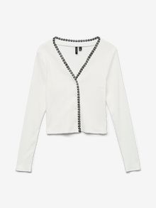 Vero Moda SNWILLA Strickjacke -Snow White - 10328862