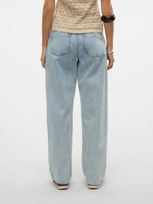 Vero Moda VMRANCY Talle medio Corte wide leg Vaqueros -Light Blue Denim - 10328902