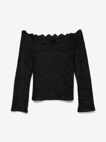 Vero Moda VMLACEY T-shirt -Black - 10328912