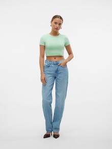 Vero Moda SNMARYON Top -Pastel Green - 10328920