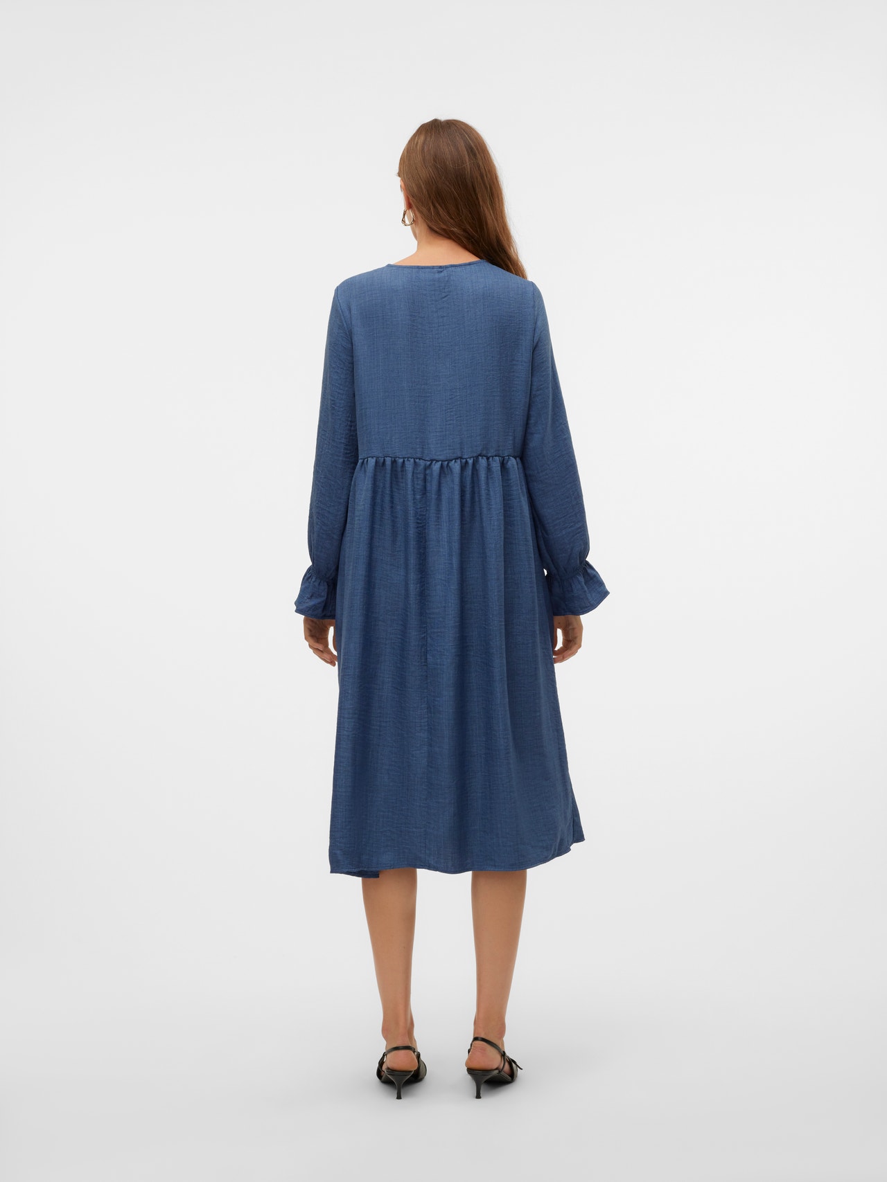 Vero Moda VMMELANEY Midi dress -Dark Denim - 10328941