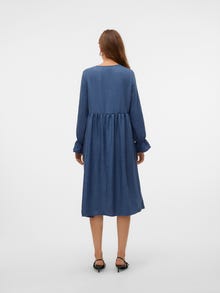 Vero Moda VMMELANEY Midi dress -Dark Denim - 10328941