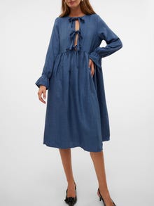 Vero Moda VMMELANEY Midi dress -Dark Denim - 10328941