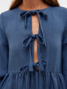 Vero Moda VMMELANEY Midikleid -Dark Denim - 10328941