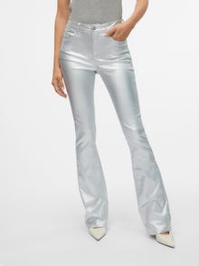 Vero Moda VMFLASH Mid Rise Ausgestellt Jeans -Silver Colour - 10329072