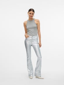 Vero Moda VMFLASH Normaali vyötärö Flared fit Farkut -Silver Colour - 10329072