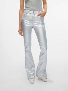 Vero Moda VMFLASH Normaali vyötärö Flared fit Farkut -Silver Colour - 10329072